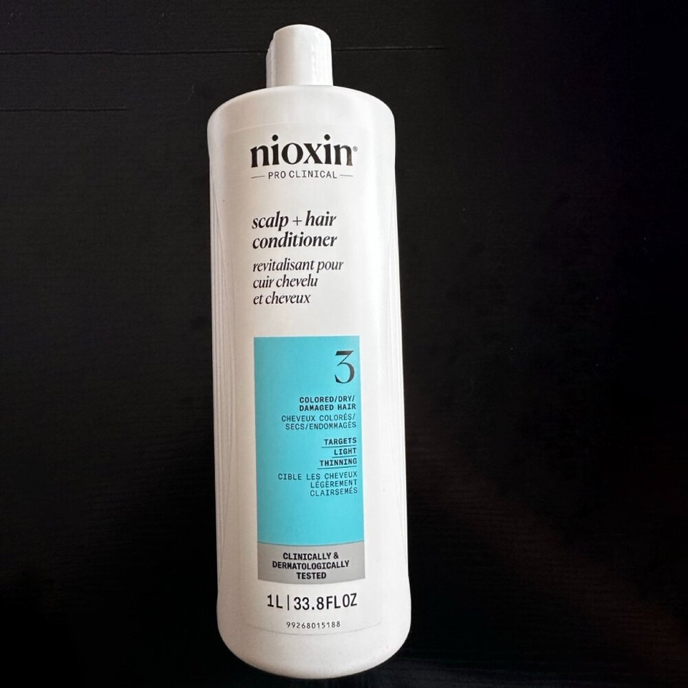 Nioxin Pro Clinical Scalp + Hair Conditioner (System 3) – 1L / 33.8 fl oz